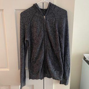 Theory Zip-Up Hooded Sweater